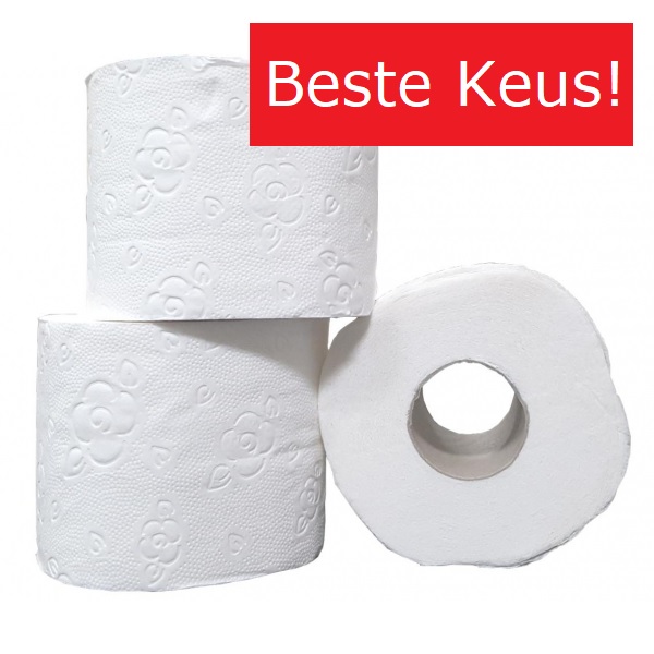 Een Toiletpapier HPG 3-laags 250 vel pak/74 rollen koop je bij De Kantoorcentrale BV